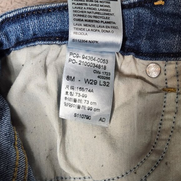 Signature Levi Strauss Denim Jeans Women's 8 M Signature Mid Rise Bootcut 29x31 - Picture 5 of 7